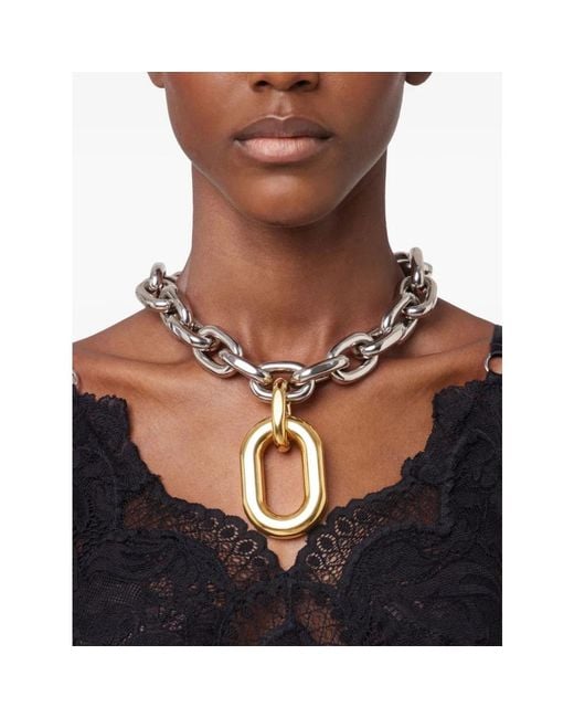 Rabanne Metallic Necklaces