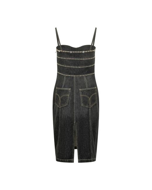 Versace Black Short Dresses