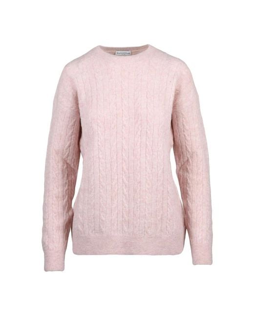 Ballantyne Pink Round-Neck Knitwear