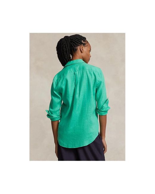 Ralph Lauren Green Klassisches hemd