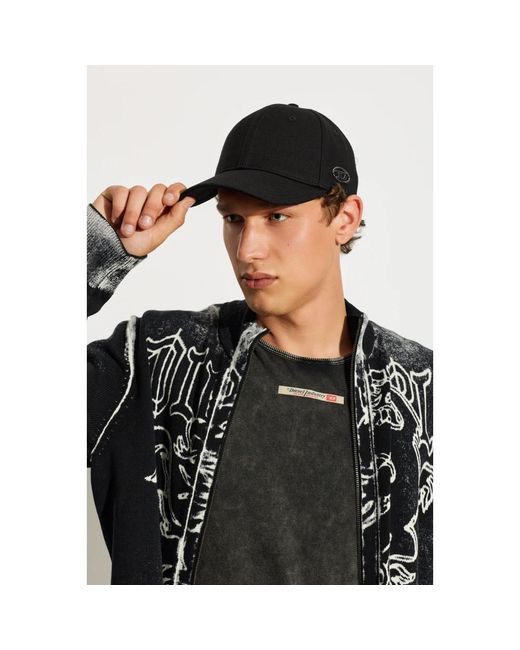 Caps di DIESEL in Black da Uomo