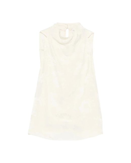 Forte_forte White Sleeveless Tops