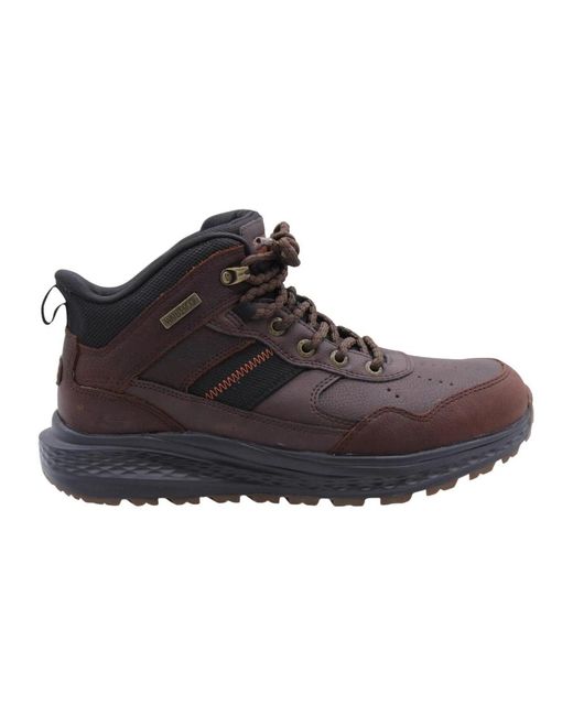 Lace-Up Boots di Skechers in Brown da Uomo