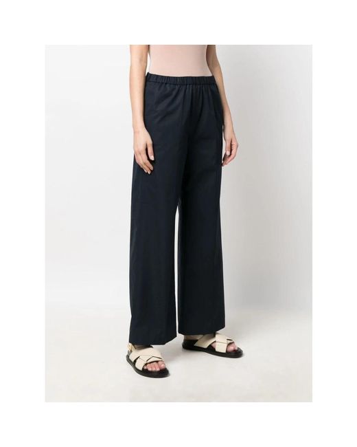 Aspesi Blue Wide Trousers