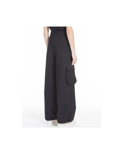 Max Mara Black Wide Trousers