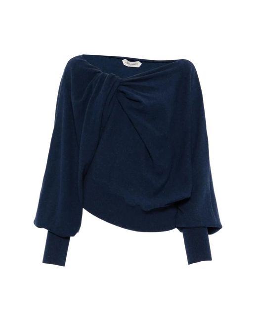 Alberta Ferretti Blue Blouses