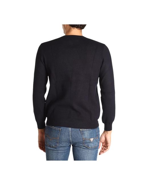 Knitwear > round-neck knitwear Guess pour homme en coloris Black