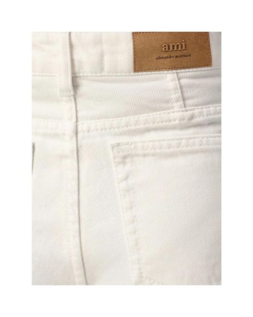 AMI Natural Denim Shorts