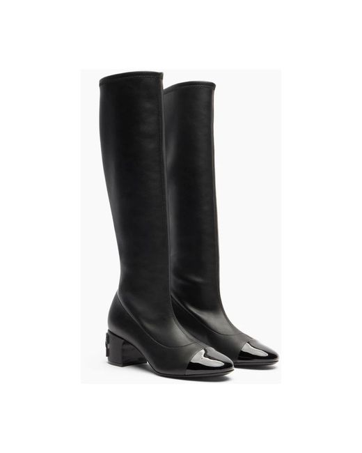 Casadei Black Muni To The Knee
