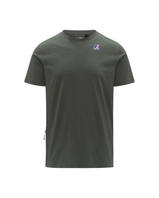 K-Way Green T-Shirts for men