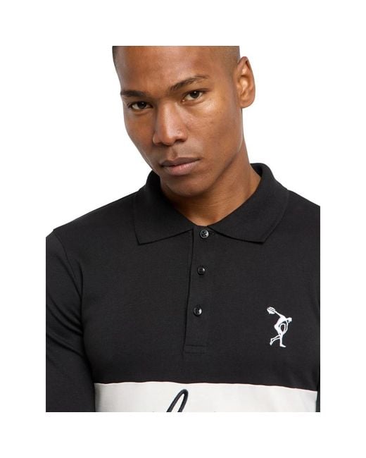 carlo colucci Black Polo Shirts for men