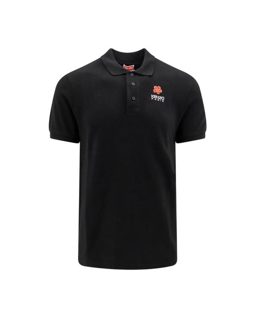 KENZO Black Polo Shirts for men