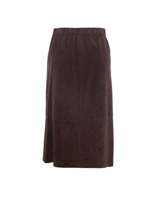 Max Mara Brown Midi Skirts