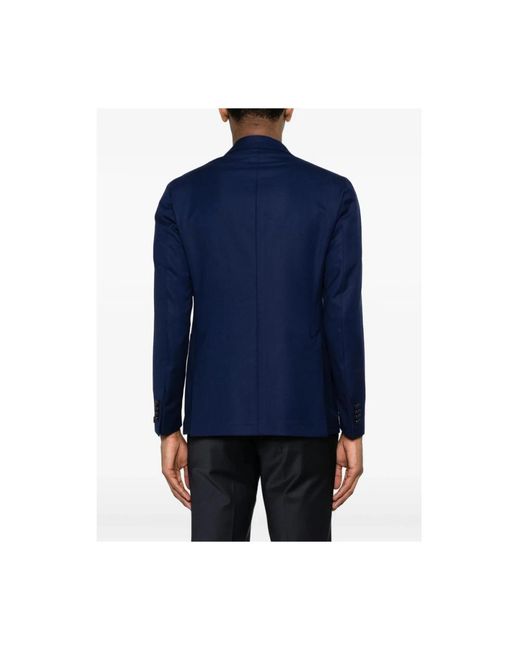 Tagliatore Double-Breasted Jacket in het Blue voor heren