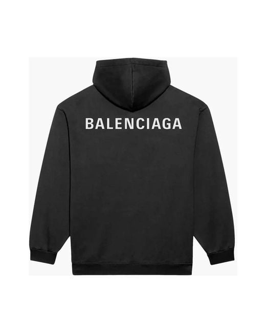 Balenciaga Black Hoodies for men