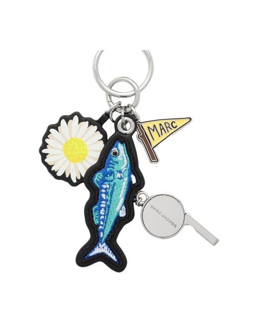 Keyrings di Marc Jacobs in White