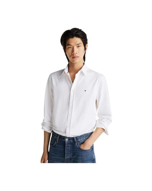 Casual Shirts di Tommy Hilfiger in White da Uomo