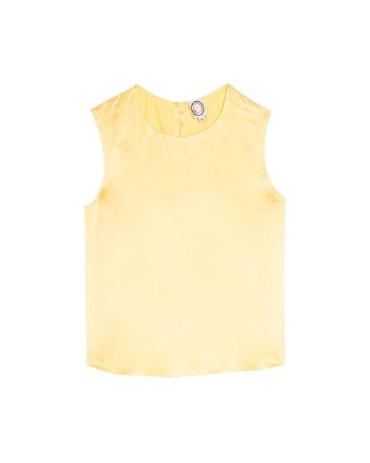 Sleeveless Tops Ines De La Fressange Paris de color Yellow
