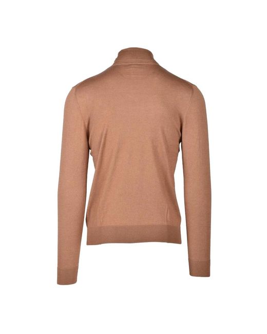 Wild Cashmere Truien & Vesten ,Bruin ,Kasjmier Zijde Kasjmier Trui in het Brown voor heren