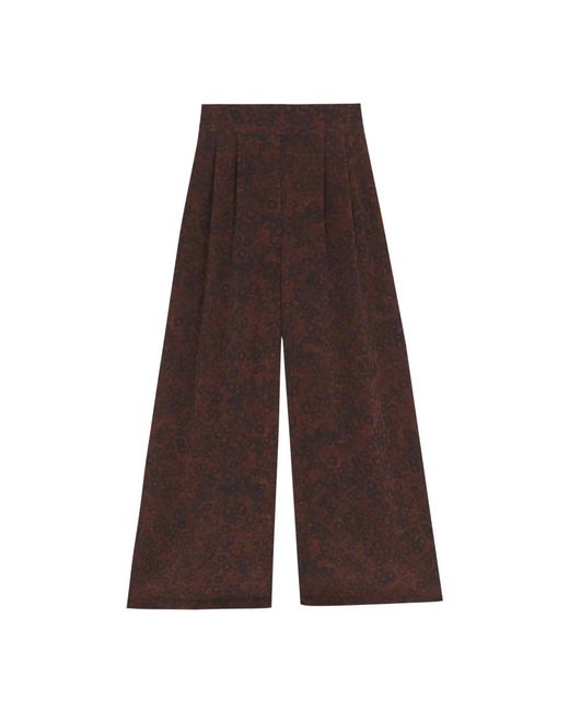 Cortana Brown Wide Trousers