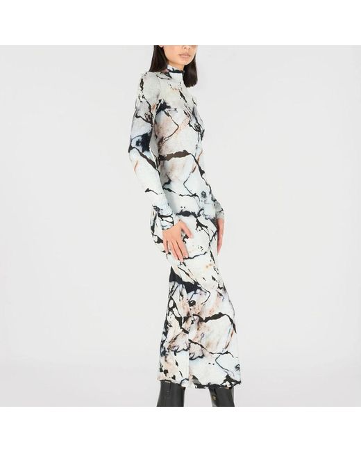 Roberto Cavalli White Midi Dresses