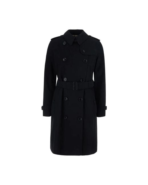 Burberry Black Trench Coats