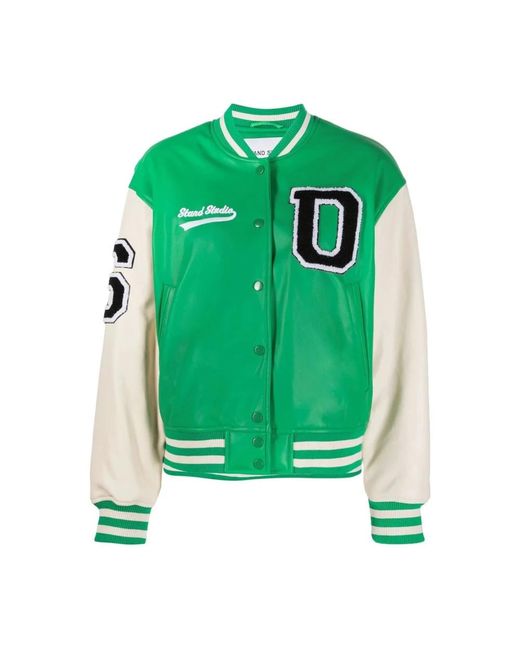 Stand Studio Green Bomber Jackets
