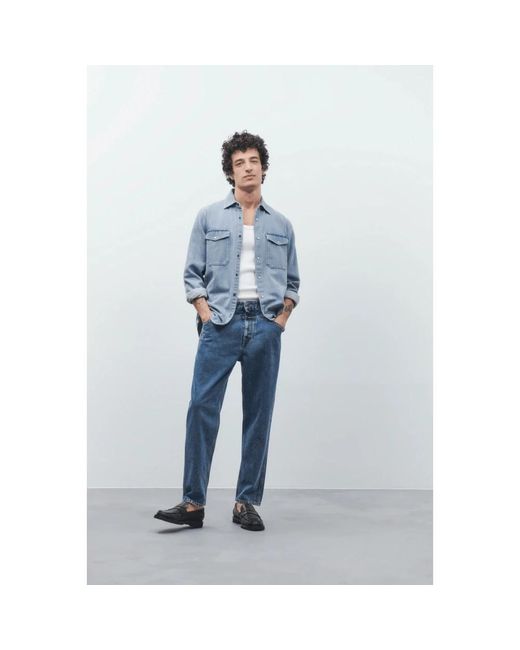 Closed Blue Loose Fit Jeans for men