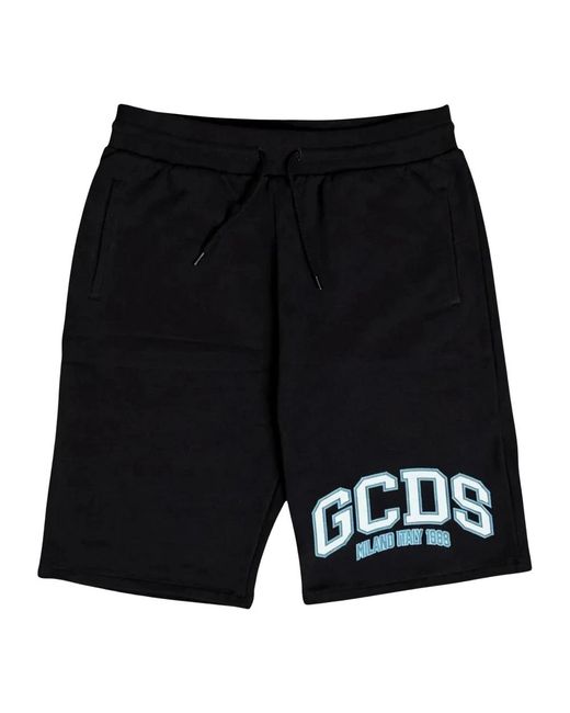 Gcds Black Casual Shorts for men