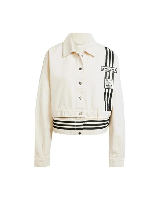 Adidas White Light Jackets