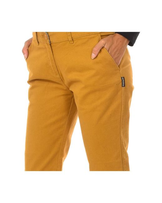Napapijri Orange Slim-Fit Trousers
