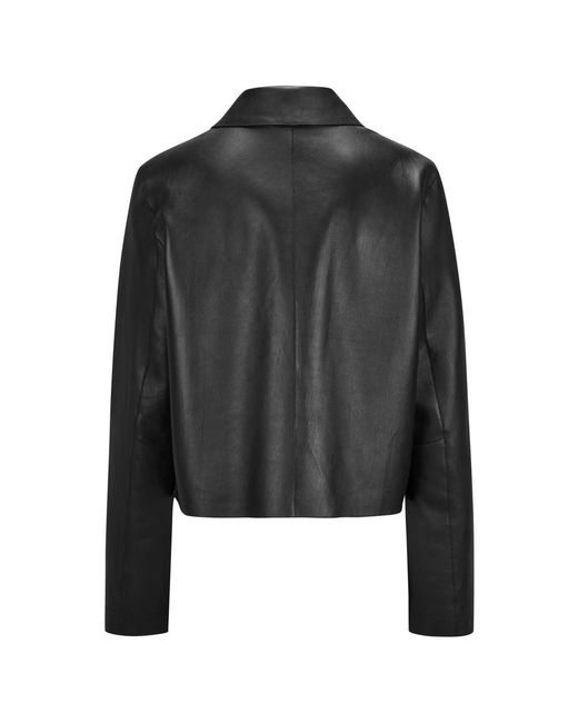 Leather Jackets Milestone de color Black