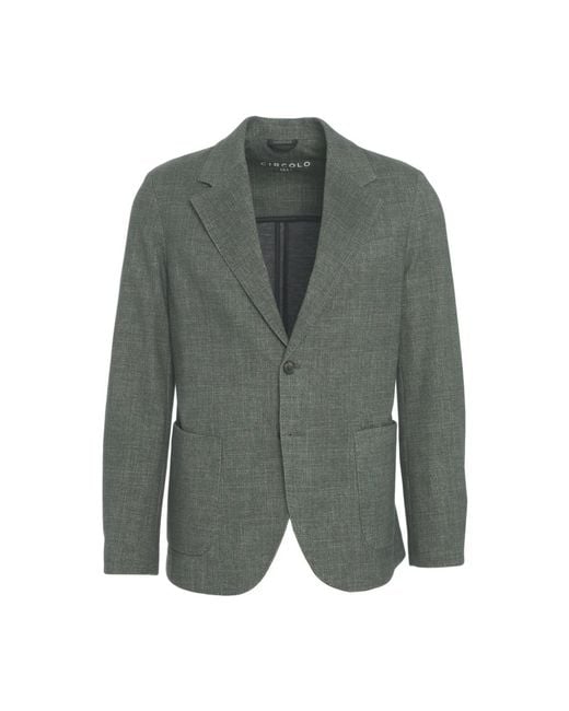 Circolo 1901 Grüner Blazer Für Männer Aw25 in Green für Herren