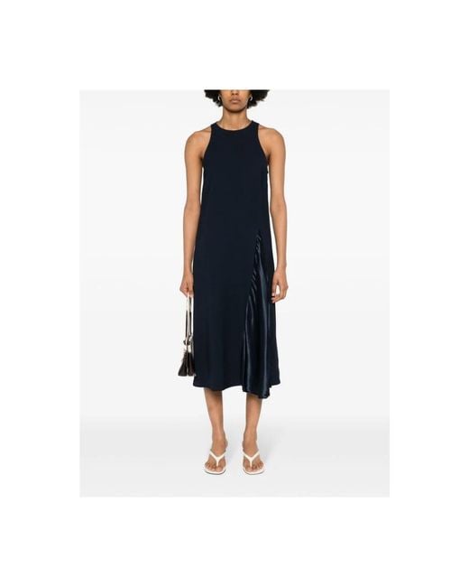 Erika Cavallini Semi Couture Blue Midi Dresses