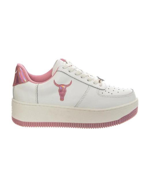 Windsor Smith White Recharge Flatform Sneaker