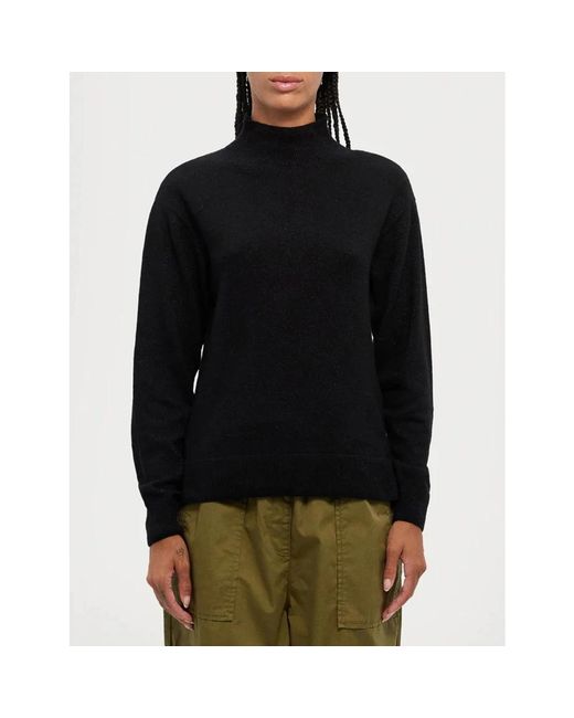 ARMANI EXCHANGE Truien & Vesten ,Zwart ,Wol Zwarte Trui Met Logodetail in het Black
