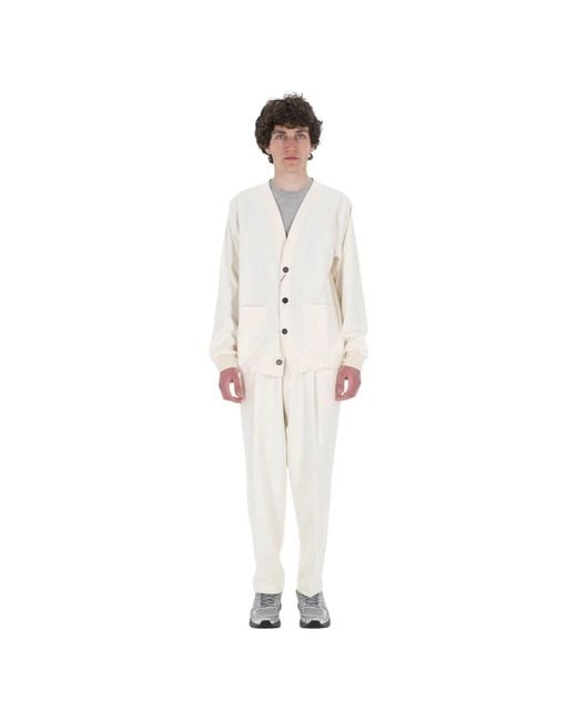 Cardigans Herno de hombre de color White
