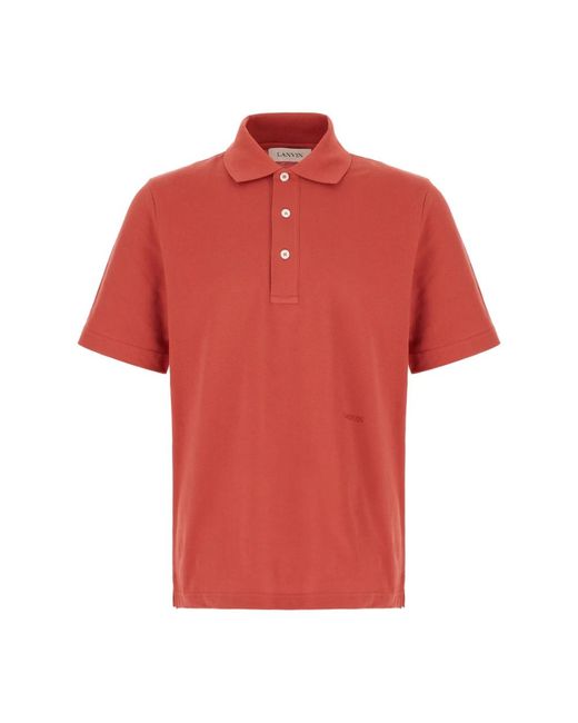 Lanvin Red Polo Shirts for men