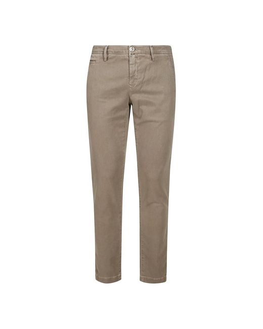 Jacob Cohen Chinos in het Gray voor heren