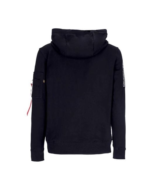 Alpha Industries Blue Hoodies for men