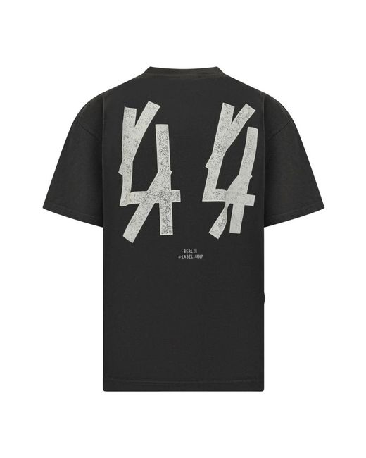 44 Label Group Black T-Shirts for men