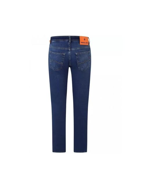 Manuel Ritz Blue Slim-Fit Jeans for men