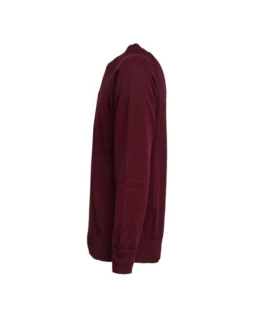 FILIPPO DE LAURENTIIS Red Round-Neck Knitwear for men