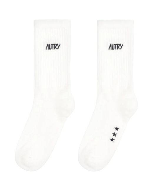 Socks di Autry in White