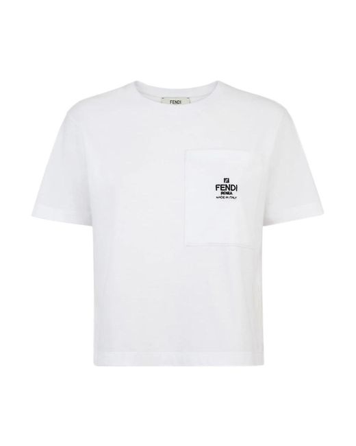 Fendi White T-Shirts
