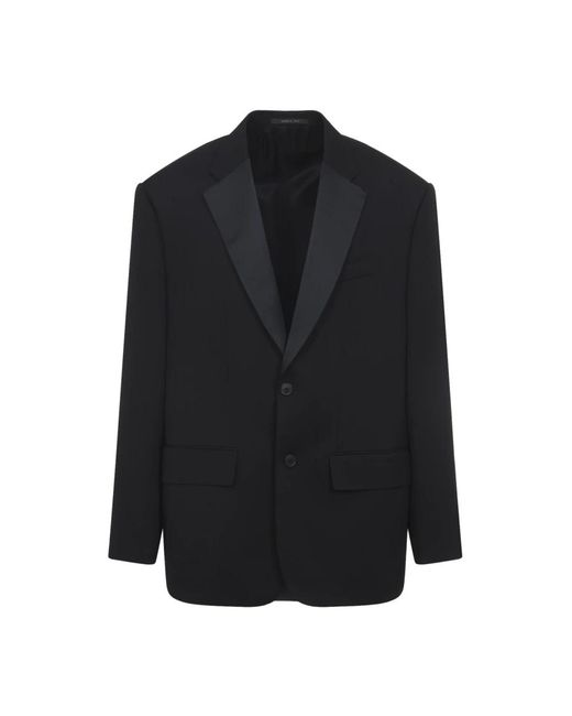 Balenciaga Black Blazers for men