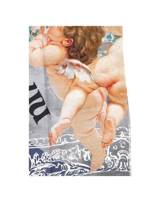 Vivienne Westwood Blue Silk Scarves