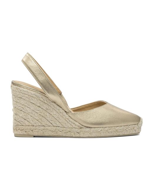 Castaner Metallic Wedges