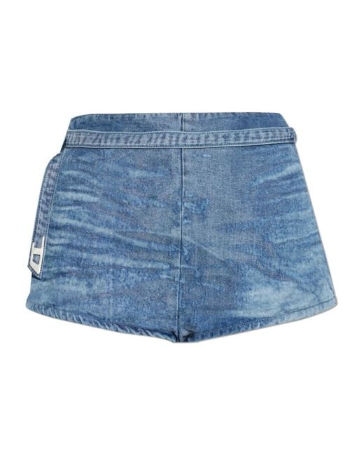DIESEL Blue Denim Shorts