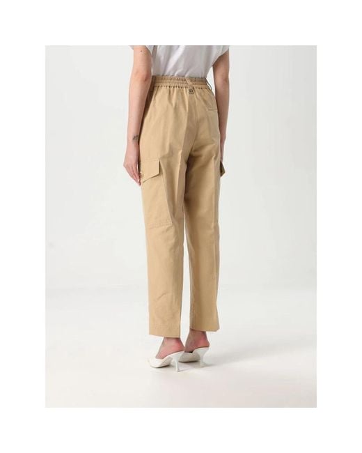 Straight Trousers Twinset en coloris Natural